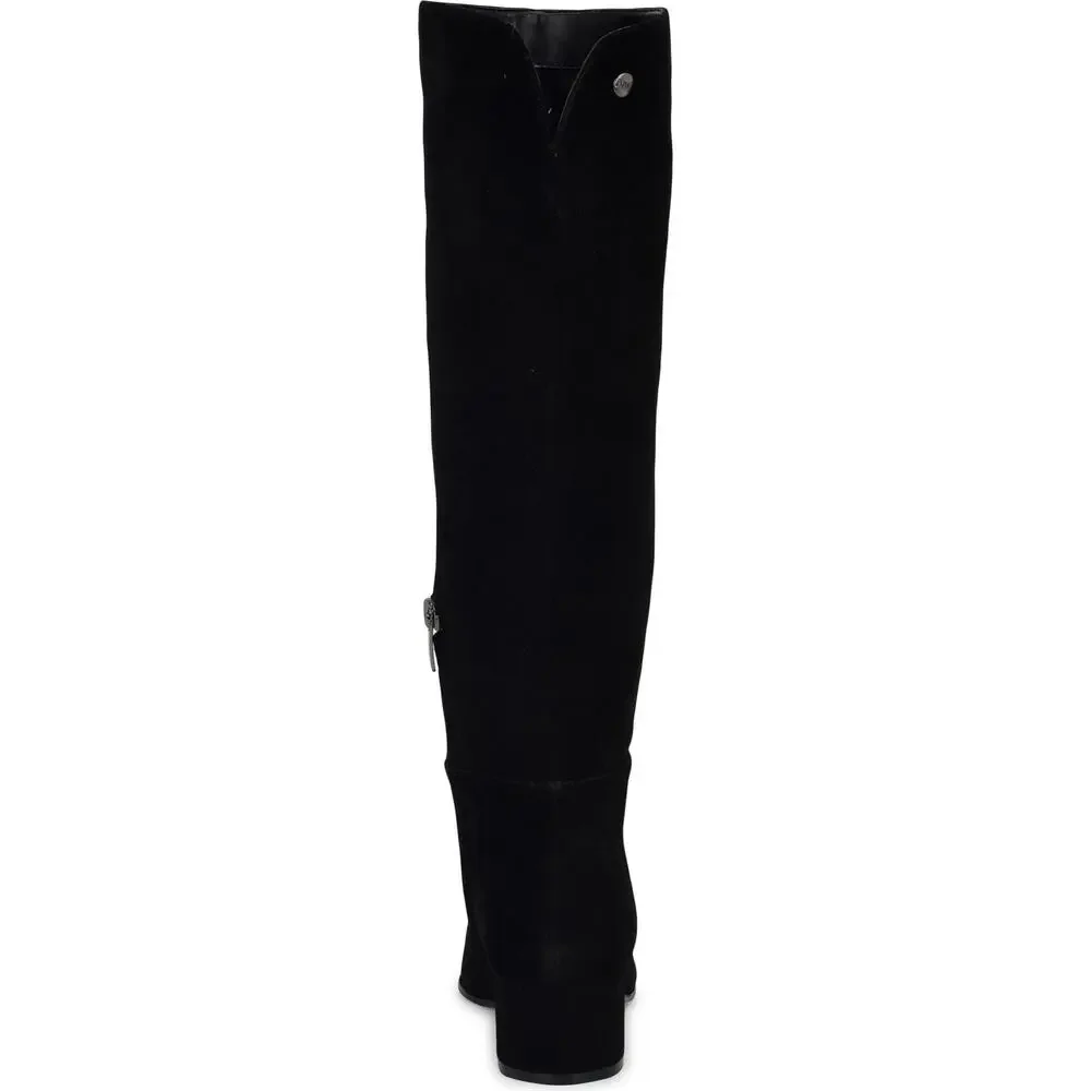 Nine West Women's Morgin Black Leather Boots Size 6 WC MSRP $249